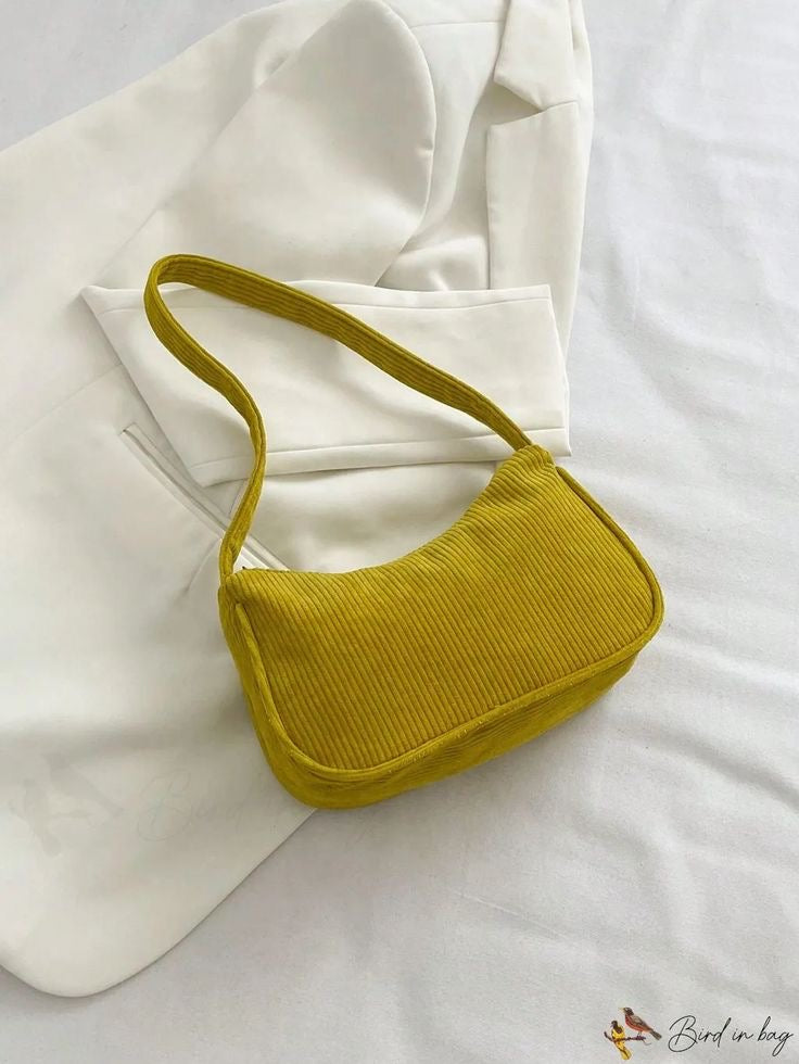 Corduroy Minimalist Handbag